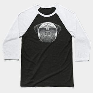 Cool Pug Baseball T-Shirt